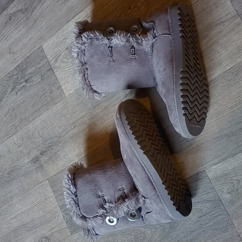 Girls Grey Boots Size 13